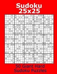 bokomslag Sudoku 25x25 50 Giant Hard Sudoku Puzzles