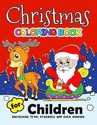 Balloon Publishing - Christmas Coloring Book for Children: Merry X'Mas Coloring for Children, boy, girls, kids Ages 2-4,3-5,4-8 (Santa, Dear, Snowman, Penguin), Häftad