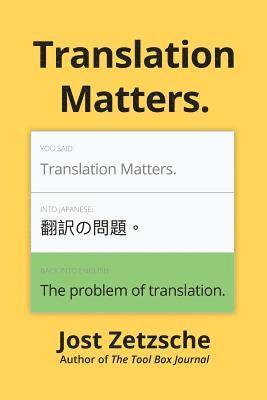 Translation Matters 1