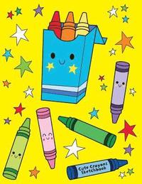 bokomslag Cute Crayons Sketchbook: Jumbo Drawing Pad For Sketching, Doodling And Coloring
