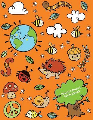 bokomslag Playful Planet Sketchbook: Jumbo Drawing Pad For Sketching, Doodling And Coloring