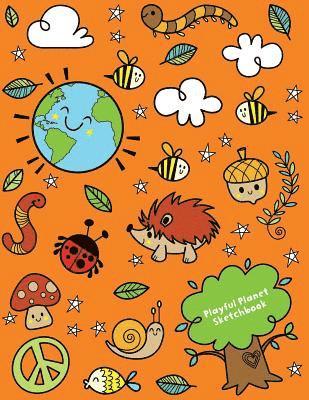 bokomslag Playful Planet Sketchbook: Jumbo Drawing Pad For Sketching, Doodling And Coloring
