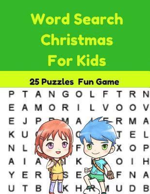 bokomslag Word Search Christmas For Kids 25 Puzzles Fun Game: Holidays & Celebrations Christmas Large Print Word Find Game