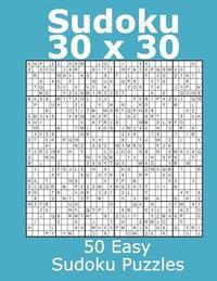 bokomslag Sudoku 30 x 30 50 Easy Sudoku Puzzles