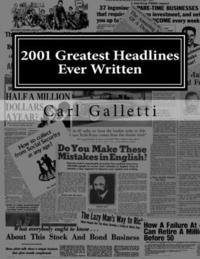 bokomslag 2001 Greatest Headlines Ever Written: A Collection to Inspire Your Own Great Headlines