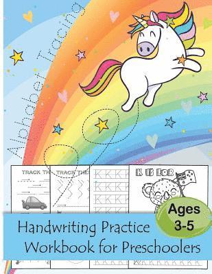 bokomslag Alphabet Tracing Handwriting Practice Workbook for preschoolers Ages 3-5: Kid's Educational Activity Books Back to school: Animal Coloring & Alphabet