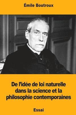 bokomslag De l'idée de loi naturelle dans la science et la philosophie contemporaines