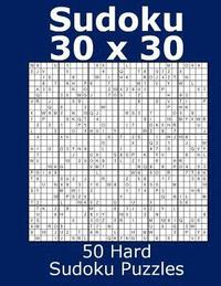 bokomslag Sudoku 30 x 30 50 Hard Sudoku Puzzles