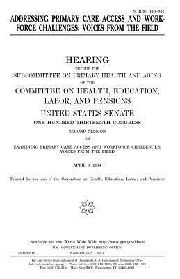 bokomslag Addressing primary care access and workforce challenges: voices from the field