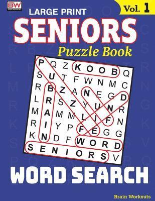 bokomslag SENIORS Puzzle Book: WORD SEARCH, Specially designed for adults