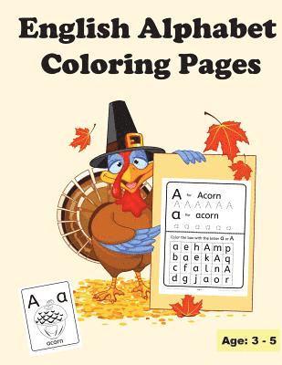 English Alphabet Coloring Pages 1