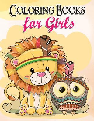 Coloring Books for Girls: Gorgeous Coloring Book for Girls: The Really Best Relaxing Colouring Book for Girls 2017 (Cute, Animal, Penguin, Panda 1