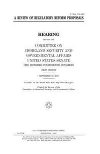 bokomslag A review of regulatory reform proposals