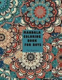 bokomslag Mandala Coloring Book for Boys: For Beginners