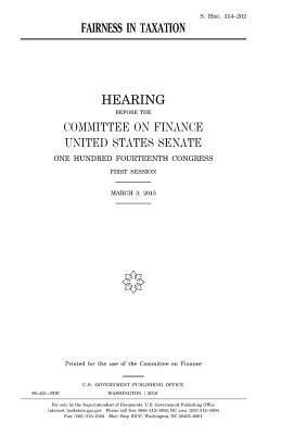 United States House of Senate, Committee on Finance - Fairness in taxation, Häftad