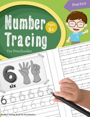 bokomslag Number Tracing Book for Preschoolers: Number tracing books for kids ages 3-5, Number tracing workbook, Number Writing Practice Book, Number Tracing Bo