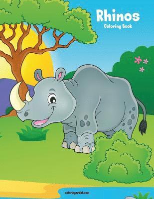 bokomslag Rhinos Coloring Book 1