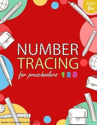 bokomslag Number Tracing Book for Preschoolers: Number tracing books for kids ages 3-5, Number tracing workbook, Number Writing Practice Book, Number Tracing Bo