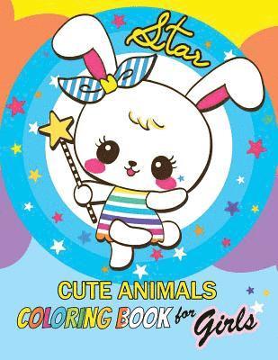 bokomslag Cute Animals Coloring Book for Girls: Coloring for Children