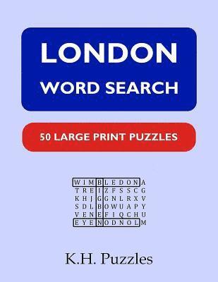 bokomslag London Word Search: 50 Large Print Puzzles