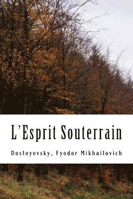 bokomslag L'Esprit Souterrain