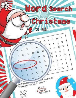 Word Search Christmas for Kids: Word Search Books for Kids Ages 6-8 1