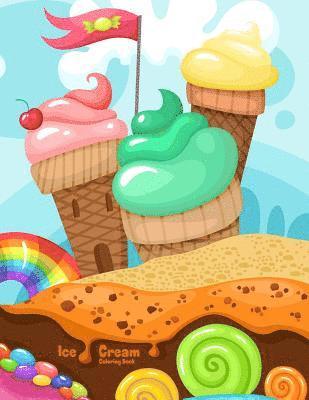 bokomslag Ice Cream Coloring Book 1