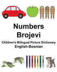 bokomslag English-Bosnian Numbers/Brojevi Children's Bilingual Picture Dictionary