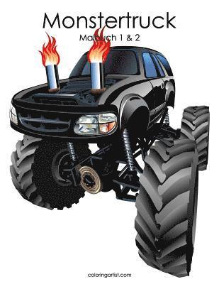 bokomslag Monstertruck-Malbuch 1 & 2