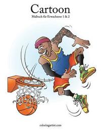 bokomslag Cartoon-Malbuch für Erwachsene 1 & 2