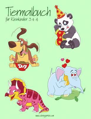 bokomslag Tiermalbuch für Kleinkinder 3 & 4