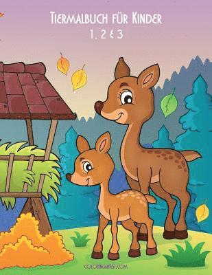 bokomslag Tiermalbuch für Kinder 1, 2 & 3