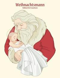 bokomslag Weihnachtsmann-Malbuch für Erwachsene 1
