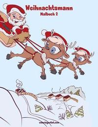 bokomslag Weihnachtsmann-Malbuch 2