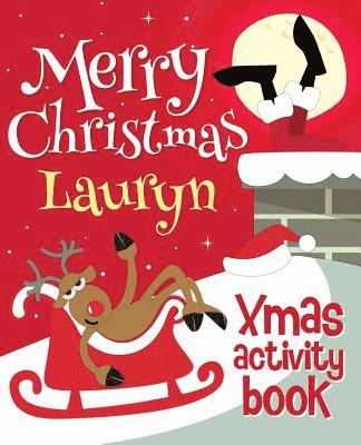 bokomslag Merry Christmas Lauryn - Xmas Activity Book: (Personalized Children's Activity Book)