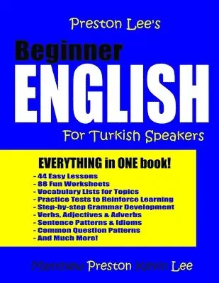 Preston Lee's Beginner English For Turkish Speakers