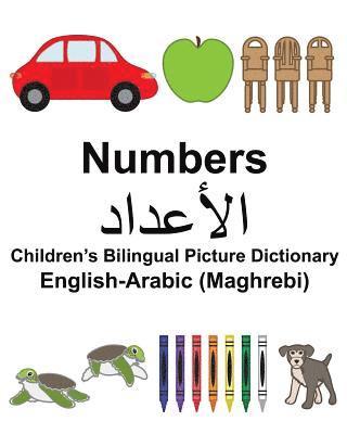 bokomslag English-Arabic (Maghrebi) Numbers Children's Bilingual Picture Dictionary