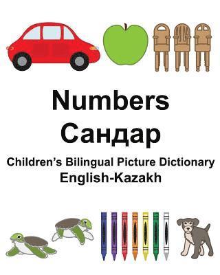 bokomslag English-Kazakh Numbers Children's Bilingual Picture Dictionary