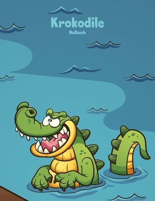 bokomslag Krokodile-Malbuch 1