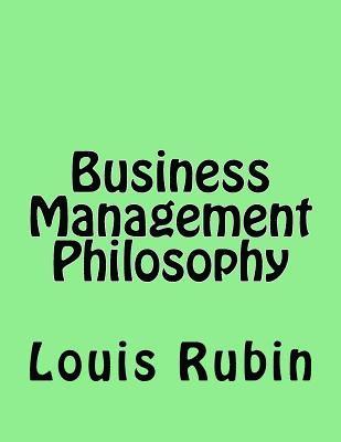 bokomslag Business Management Philosophy