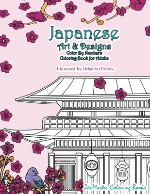 bokomslag Japanese Art and Designs Color By Numbers Coloring Book for Adults