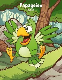 bokomslag Papageien-Malbuch 1