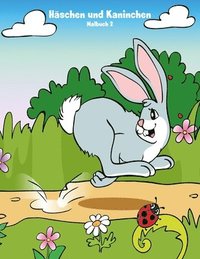 bokomslag Malbuch mit Haschen und Kaninchen 2