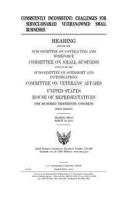 bokomslag Consistently inconsistent: challenges for service-disabled, veteran-owned small businesses