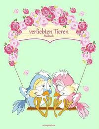 bokomslag Malbuch mit verliebten Tieren 1