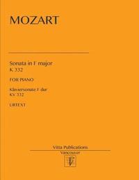bokomslag Sonata in F major: K 332. Urtext