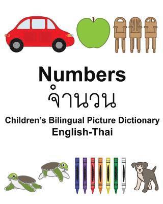 bokomslag English-Thai Numbers Children's Bilingual Picture Dictionary