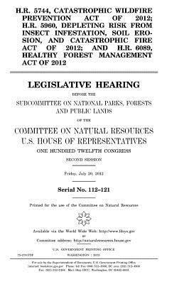 bokomslag H.R. 5744, Catastrophic Wildfire Prevention Act of 2012; H.R. 5960, Depleting Risk from Insect Infestation, Soil Erosion, and Catastrophic Fire Act of