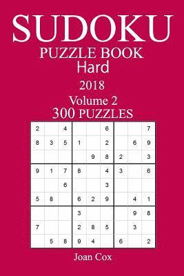 Joan Cox - 300 Hard Sudoku Puzzle Book - 2018, Häftad