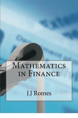 Mathematics in Finance 1